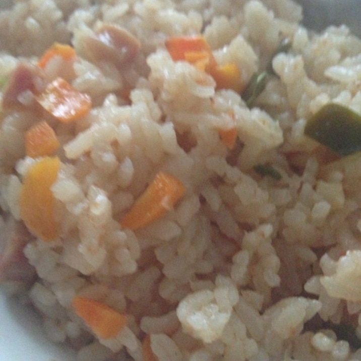 炊飯器で楽チン!ケチャップライス